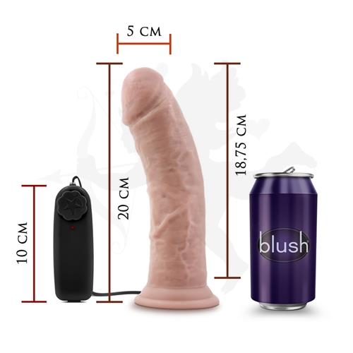 Vibrador 8 pulgadas con sopapa